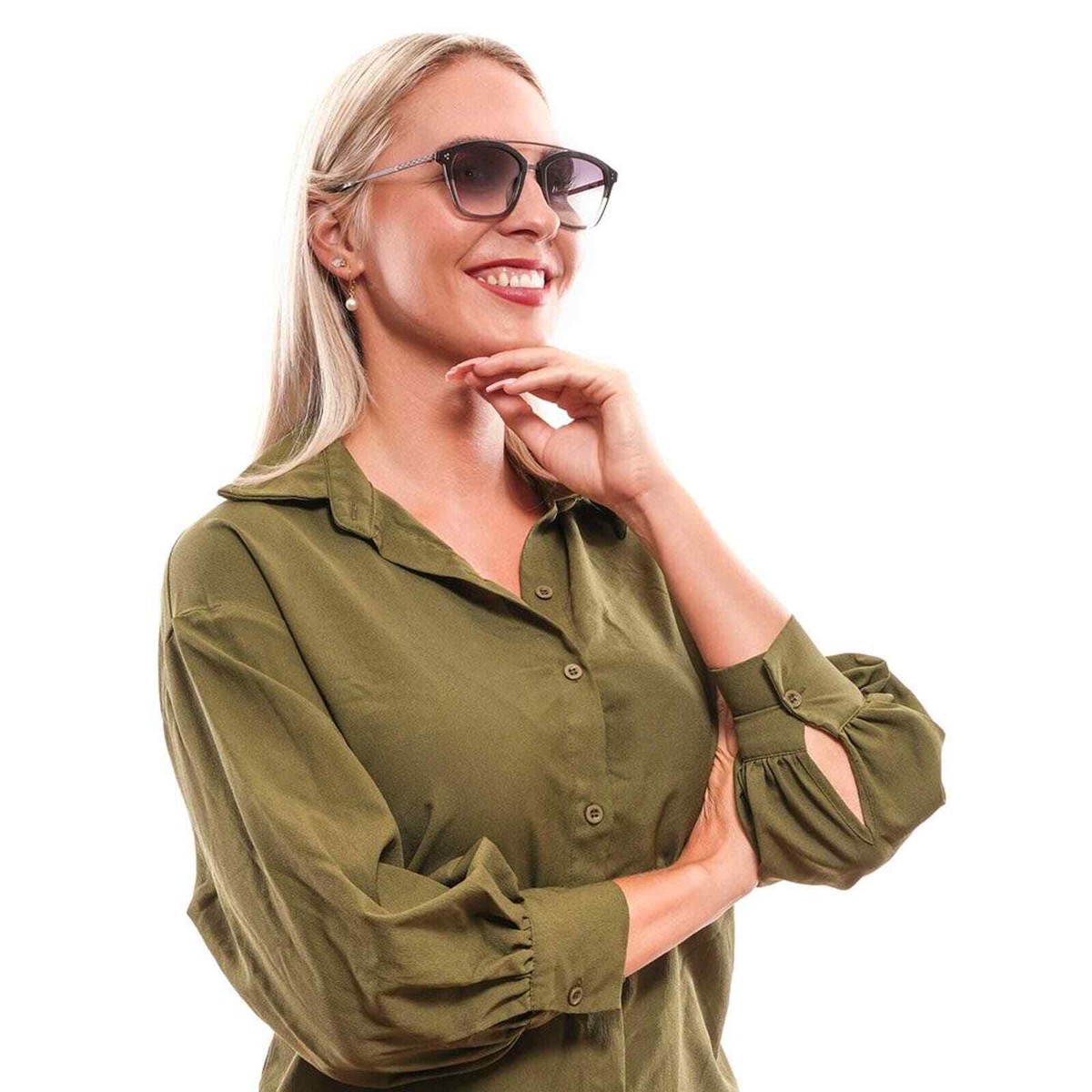 Hally & Son Black Unisex Sunglasses/One Size/Black | eBay display picture 3