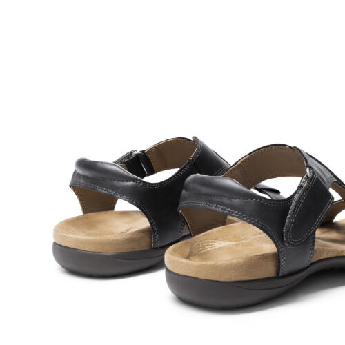 DREAM PAIRS Women's Sandals Arch Support T-Strap Orthopedic Flat Summer Shoes - Picture 28 of 38