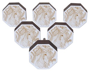 Iba Zebra Animal Engraved Furniture Knobs Cabinet Drawer Pull Pack