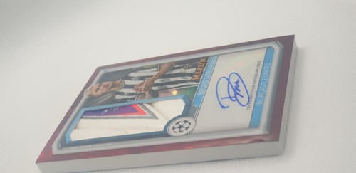 Bruno Guimaraes Match Ball Signature Auto /5 - Topps Merlin Chrome UCC 23/24 - Imagen 7 de 19
