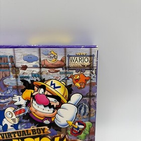 Nintendo Virtual Boy Wario Land Hidden Treasure in Video Games with box New