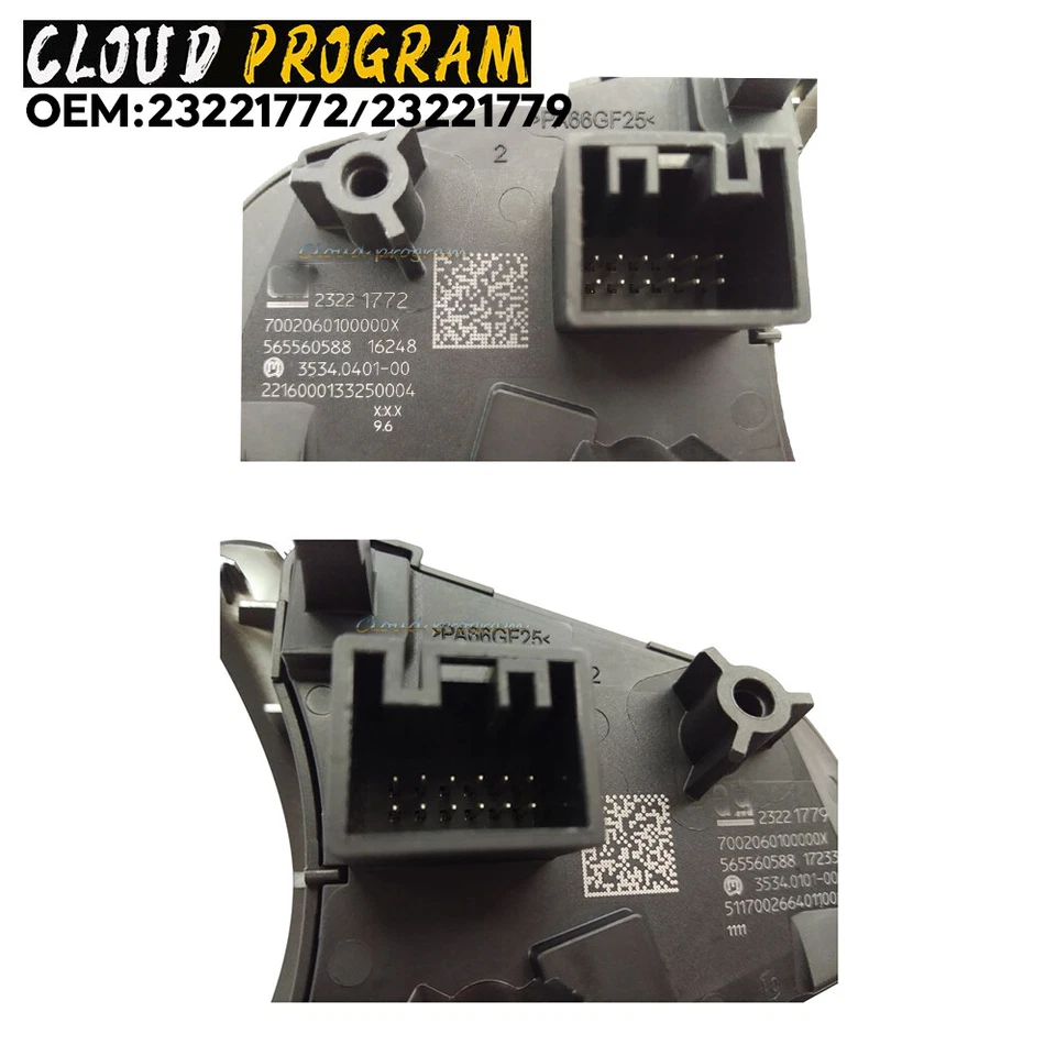 NEW 23221779 23221772 Avenir Steering wheel button FOR Buick Lacrosse 2017-2021 Foto 3 de 4