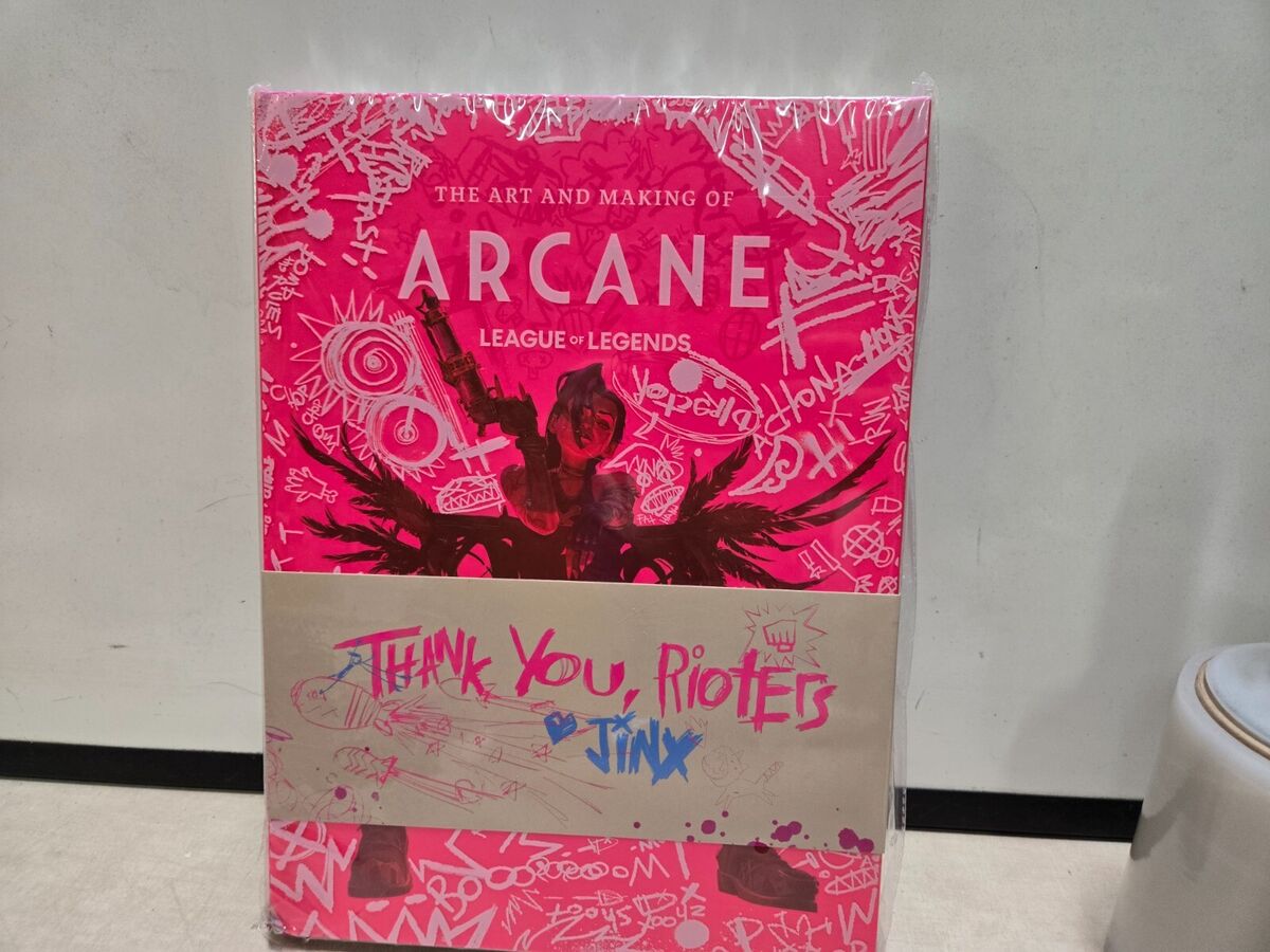 The Art and Making Of Arcane League oF legends STILL SEALED