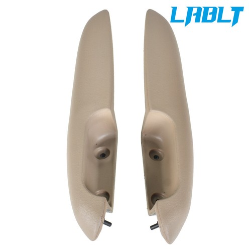 LABLT Pair Tan Door Armrest Front Driver+Passenger For Chevy GMC Pickup Truck - Picture 6 of 10