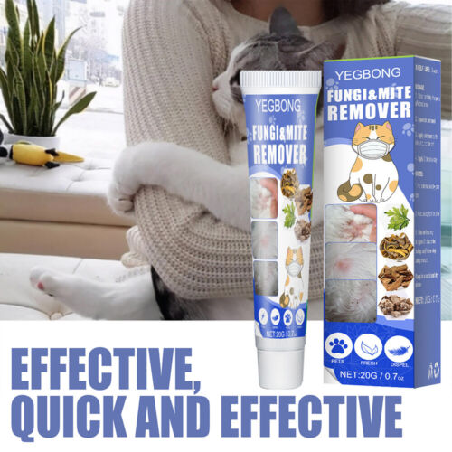 20g Deworming Cream Anti Fungus Dog Cat Puppy Mite Removal Cream Pet Accessories - Picture 8 of 12