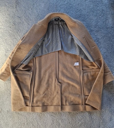 APC Camel Trench Coat Men Medium - Picture 4 of 6