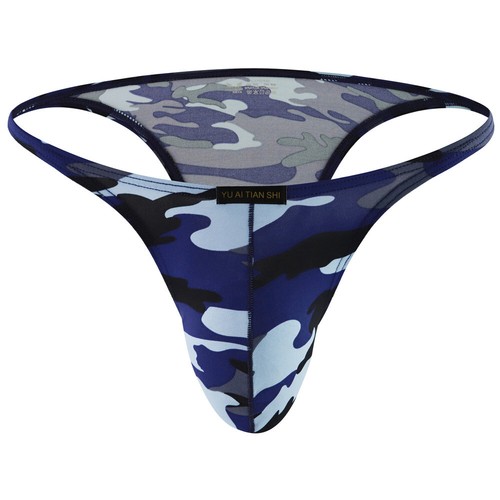 Sexy Herren G-String Tangas Unterwäsche Low-Rise Beutel Bikinis Slip T-Back Höschen - - Bild 13 von 20