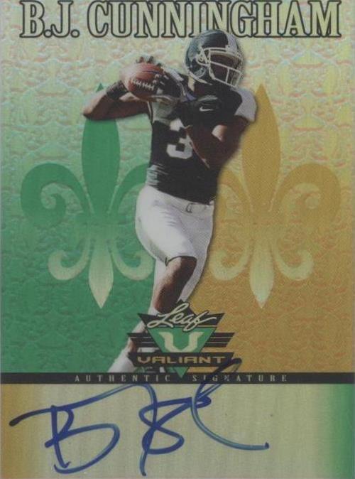 2012 Leaf Valiant B.J. Cunningham #BJC - 1 of 2