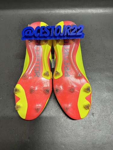ADIDAS PREDATOR ELITE FG 2024 SOLAR CITRUS [IF5441] FG SOCCER CLEATS SZ 6.5 - Picture 4 of 8