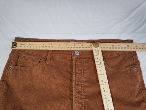 Old Navy Womens Corduroy Pants Size 10 Extra High Rise Kicker Bootcut Button Fly - Picture 9 of 15