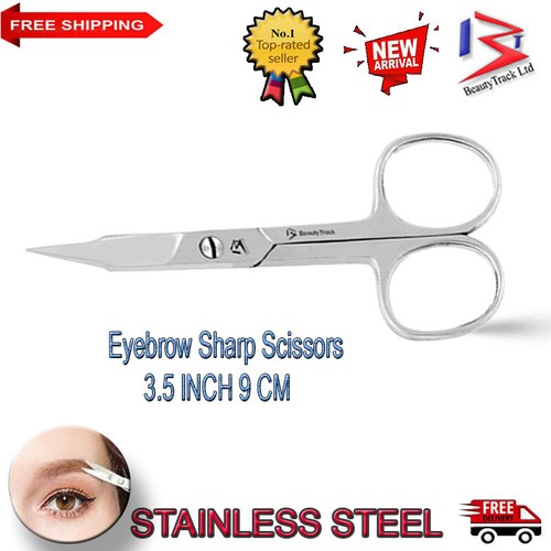 Eyebrow Scissors Trimmer Hair Makeup Eyelashes Remover - Stainless Steel Cutter - Picture 25 of 37