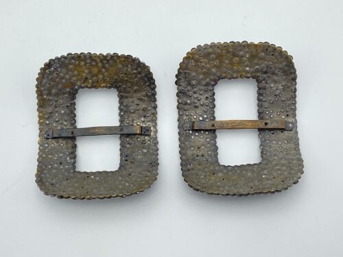 18th Century French Pair Of Cut Steel Buckles - Picture 4 of 7