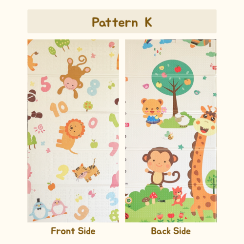 Foldable Baby Play Mat, Extra Large Waterproof Play Mat for Babies, 60"x71"