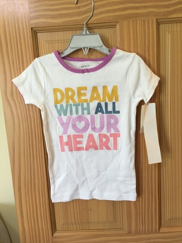 New Carter's Girls Heart Dream Pajama Set Snug fit 4,10,14 - Picture 2 of 3