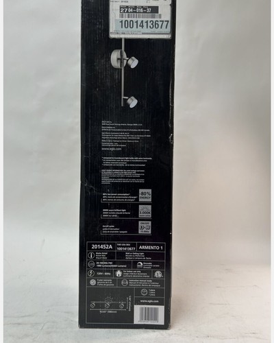 EGLO-Armento 1 Collection 22.83 in. W 3-Light Satin Nickel Dimmable Lighting LED - Picture 5 of 5