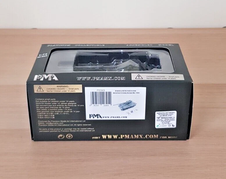 Precision Model Art 1:72 P0345 M40 "Long Tom" GMC 155mm Gun, US Army, Korean War - Image 3 of 4