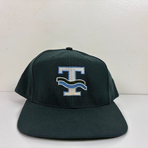 Vintage 90s Tulane Green Wave Fitted Hat Mens Size 7 3/8 NCAA College