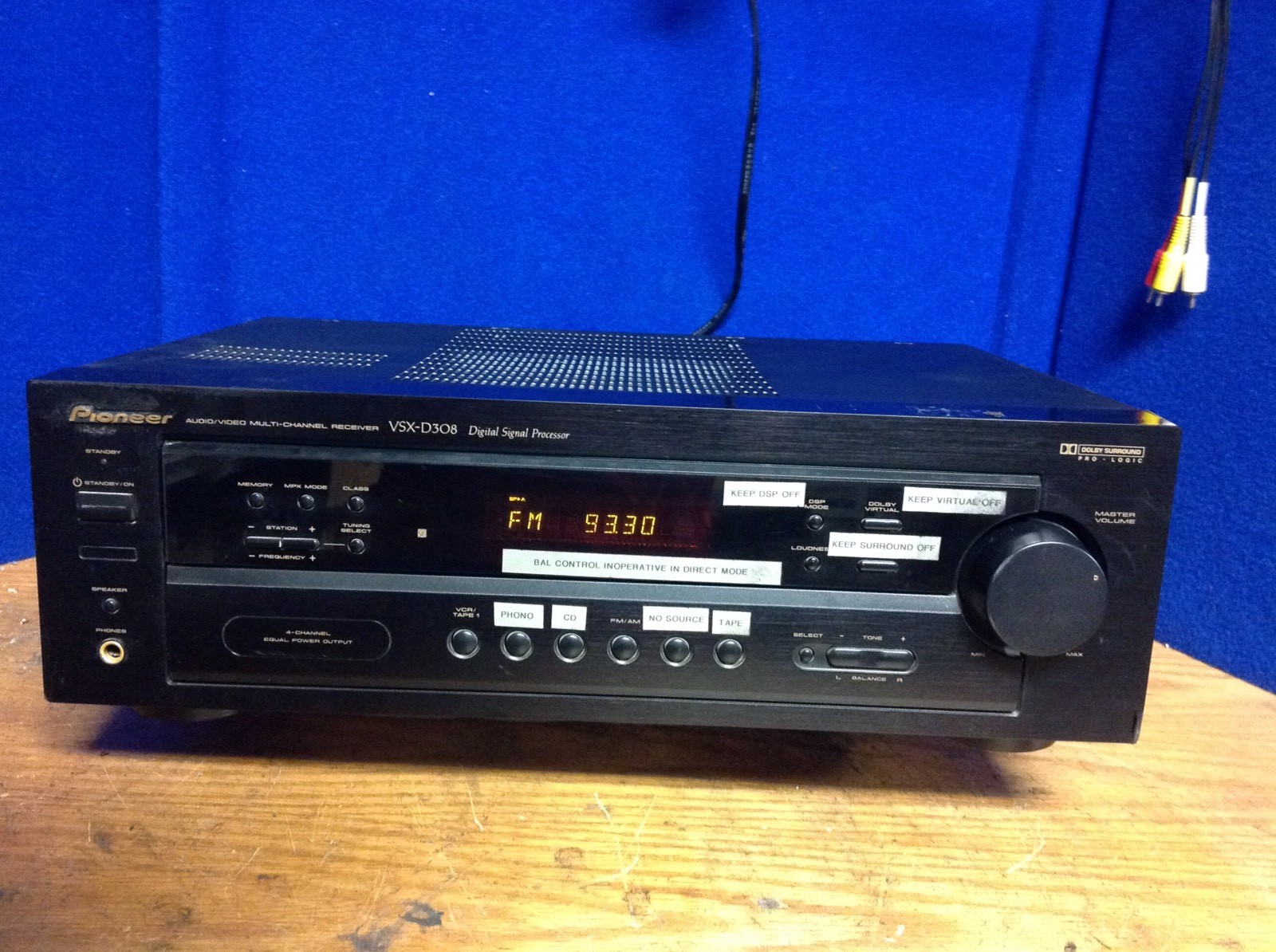 Pioneer Audio/Video Multichannel Receiver VSXD308HT eBay