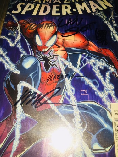 AMAZING SPIDER-MAN 1 CBCS NOT CGC SS JOHN ROMITA SR, RAMOS ,CAMUNCOLI,DAN SLOTT+ - Bild 2 von 12