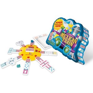 Image Is Loading Mexican Train D12 With Dots In Tin Board Image Is Loading Mexican Train D12 With Dots In Tin Board
