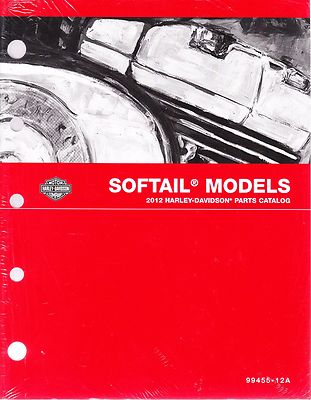 2012 Harley Softail FX//FL Springer Deuce Heritage Classic Parts Catalog Manual