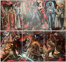 Topps Star Wars Revenge of the Sith, Complete Etched Foil Chase Card Set #1-6