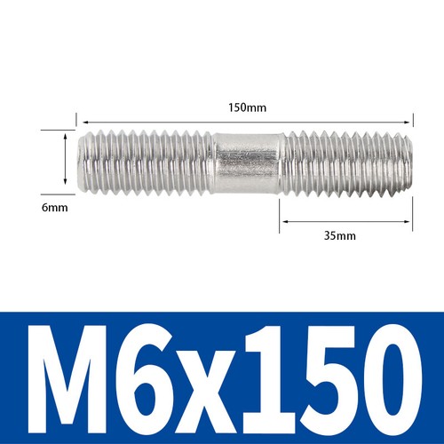 Stainless Steel Exhaust Manifold Studs - Stud Metric M2 M3 M4 M5 M6 M8 M10 - M16 - Picture 91 of 202
