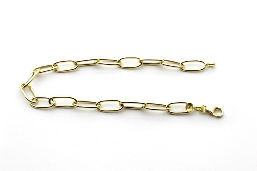 18kt Gold Kettenarmband. 750/1000 Zwangsmodell cm.19 Gewicht Gr.2,40 - Bild 3 von 11