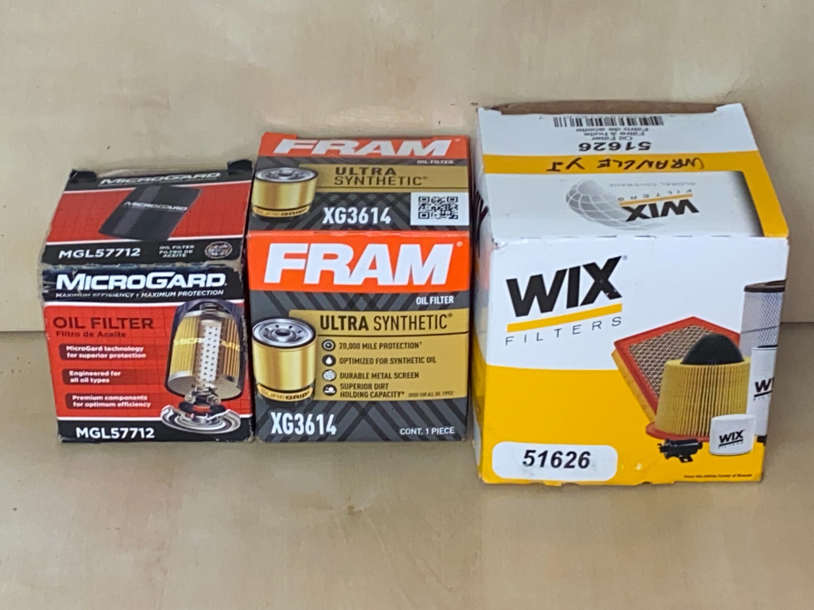 Fram XG3614 cross reference oil filters