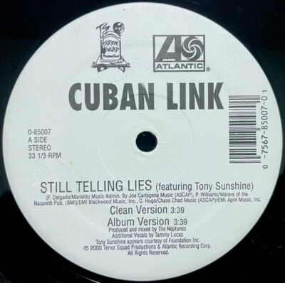 Cuban Link - Still Telling Lies / VG+ / 12