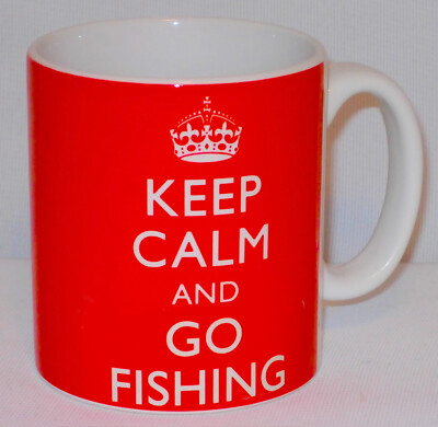 T-shirt Humour 'Keep Calm I'm A Angler' - Pêcheur Fisherman - Fruit Of The Loom - Neuf Sans étiquette