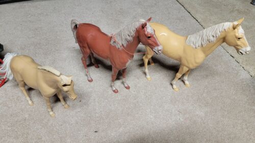 Marx Johnny West THUNDERBOLT HORSES Vintage Toy Huge Lot GUN COVERED WAGON RIFLE - Picture 6 of 18