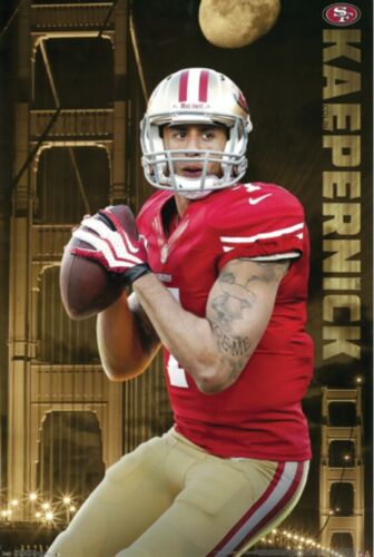 Colin Kaepernick San Francisco 49ers Poster 24x36 - NFL Football Wall Art Print - Picture 3 of 6