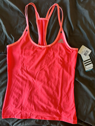 Adidas TECHFIT Active RACERBACK Workout Yoga Performance TANK TOP Damen M orang - Bild 1 von 11