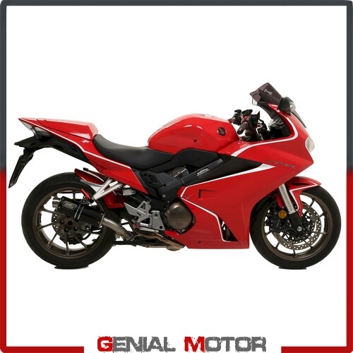 Auspuff Schalldämpfer Giannelli X-pro Stahl schwarz Honda Vfr 800 2017 > 2020 - Bild 1 von 2