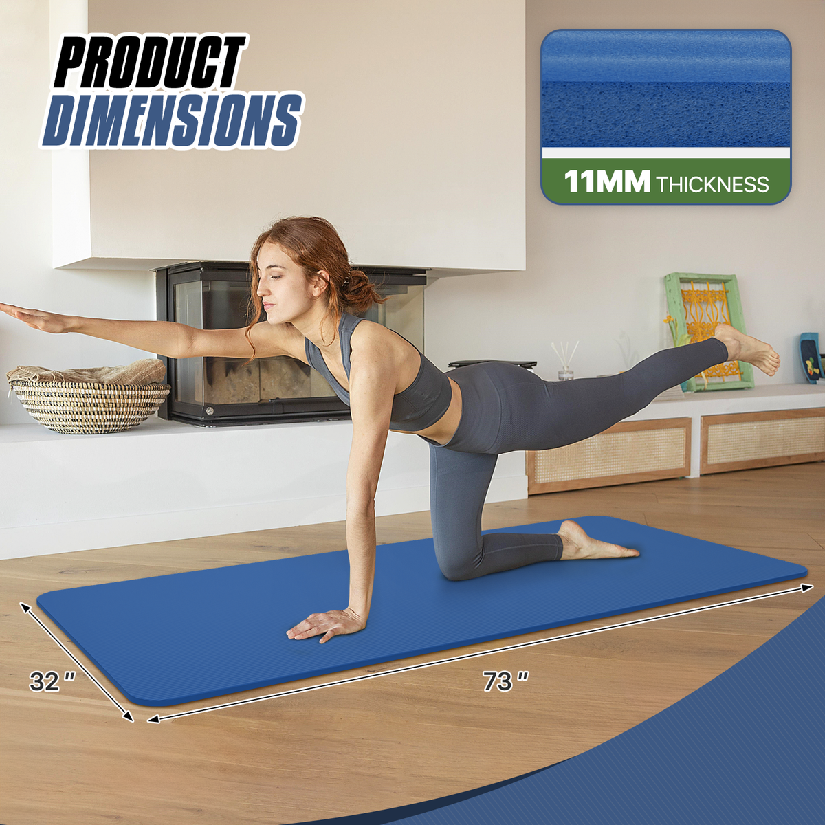 BTY ヨガマット Think Exercise Yoga Mats 73