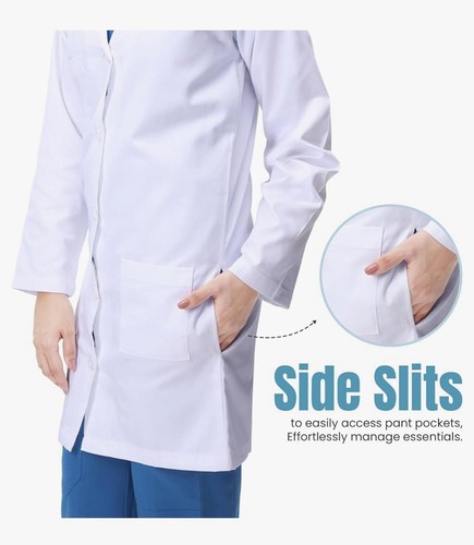 Chaqueta LAB COATS CUELLO EN V con bolsillos - ¡ENVÍO GRATUITO! - Imagen 4 de 4