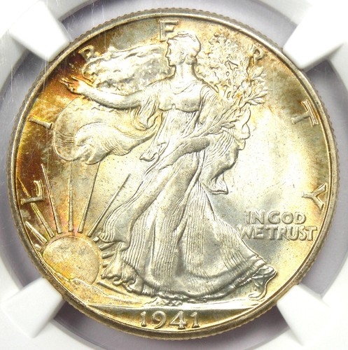 1941-D Walking Liberty Half Dollar 50C - NGC MS67+ Plus Grade - $2,750 Value! - Picture 5 of 5