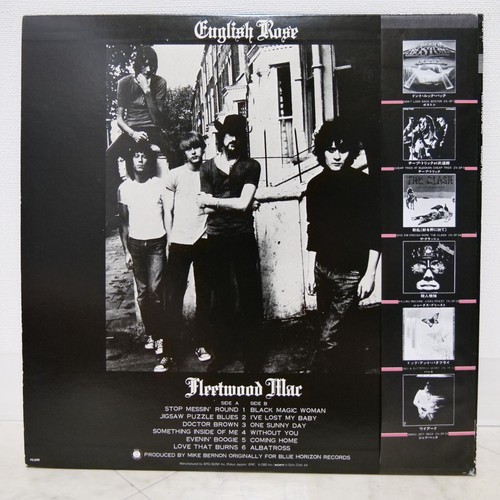 FLEETWOOD MAC / ENGLISH ROSE JAPAN ISSUE LP W/OBI, INSERT - Picture 2 of 8