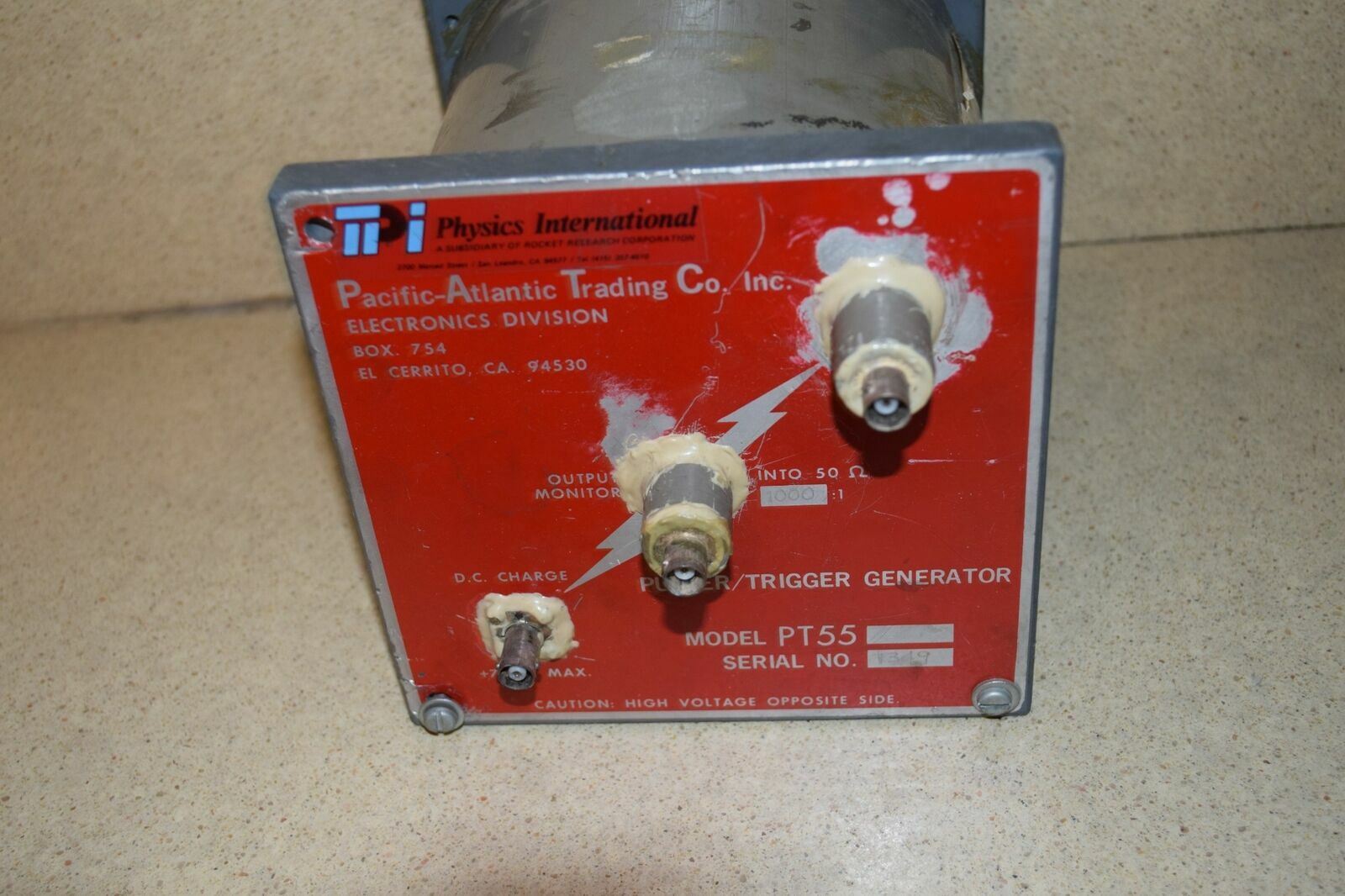 ^^ PACIFIC ATLANTIC PT55 HIGH VOLTAGE PULSER/TRIGGER GENERATOR eBay