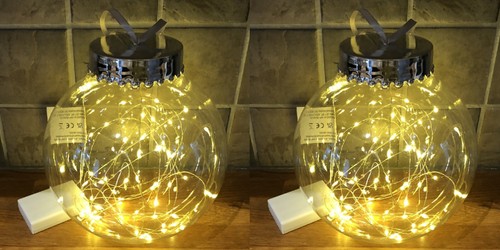 2 x ASDA GEORGE Christmas Large Clear Baubles & LED Warm White Lights SEE VIDEO - Picture 6 of 23