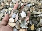 ** 53 Flint ARROWHEAD USA COLLECTION AMAZING COLORS 1"-1.3" Dovetail points **