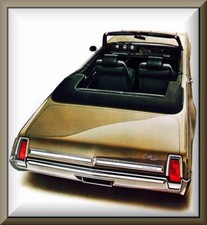 1969 Oldsmobile Cutlass S Convertible Toolbox - Refrigerator Magnet 42 Mil