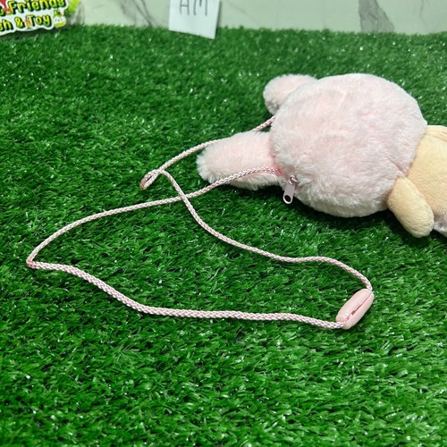 San-X Rilakkuma Korilakkuma Easter Bunny Pouch Bag Plush 6" Toy Doll Japan - Picture 7 of 11