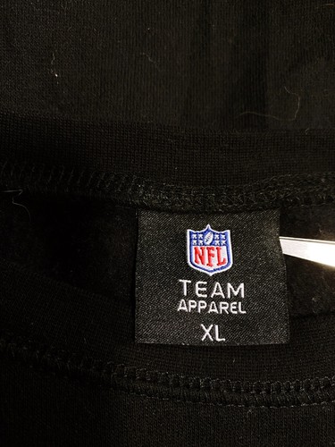 Ropa del equipo de la NFL para mujer New England Patriots sudadera talla XL negro estrás - Imagen 8 de 10