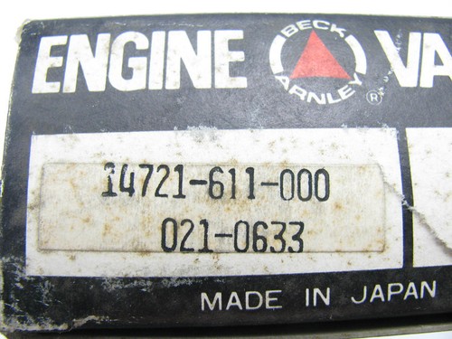 (4) Beck Arnley 021-0633 Engine Exhaust Valves - 1973-1977 Honda Civic - Picture 3 of 3