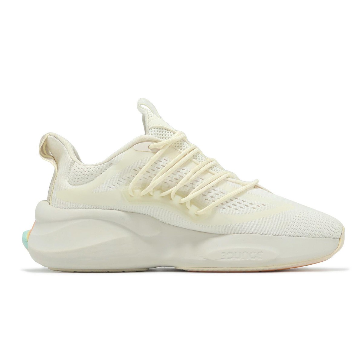 adidas Alphaboost V1 Off White Flash Aqua Acid Orange Men