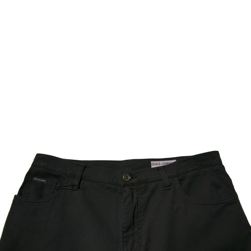 Jeans DOLCE & GABBANA nero logo cotone elasticizzato skinny denim IT50/W36/L 750usd - Foto 4 di 7