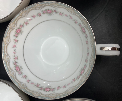 Vintage Noritake China, #5770 Glenwood, (Set of 8) Coffee/ Tea Cups (MINT) - Picture 8 of 13