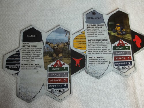 Heroscape PERSONALIZADO TMNT Set 4: Leatherhead, Slash, Karai ~ Teenage Ninja Turtles - Imagen 3 de 8